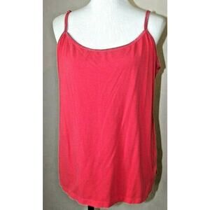 A.N.A. A New Approach Stretch TANK TOP - Size 3X - Pink Adjustable Straps